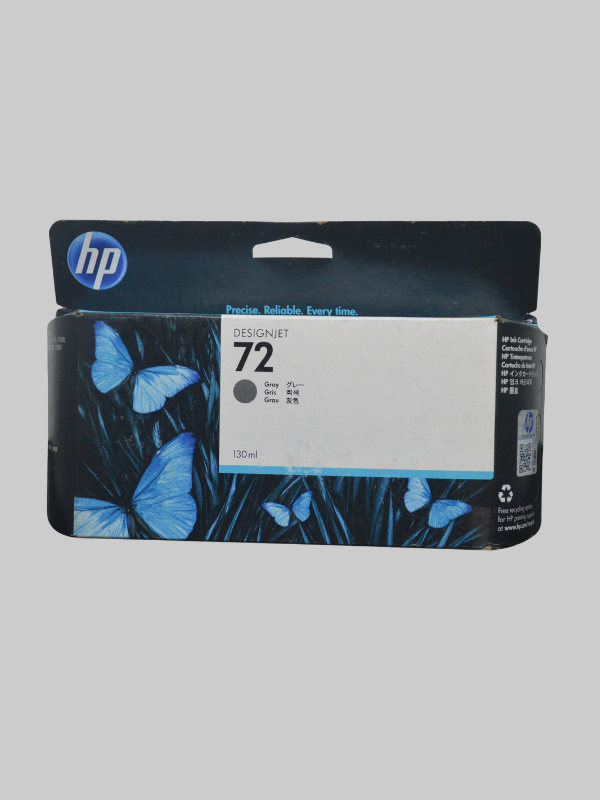 HP-72 130-ml Gray DesignJet Ink Cartridge C9374A